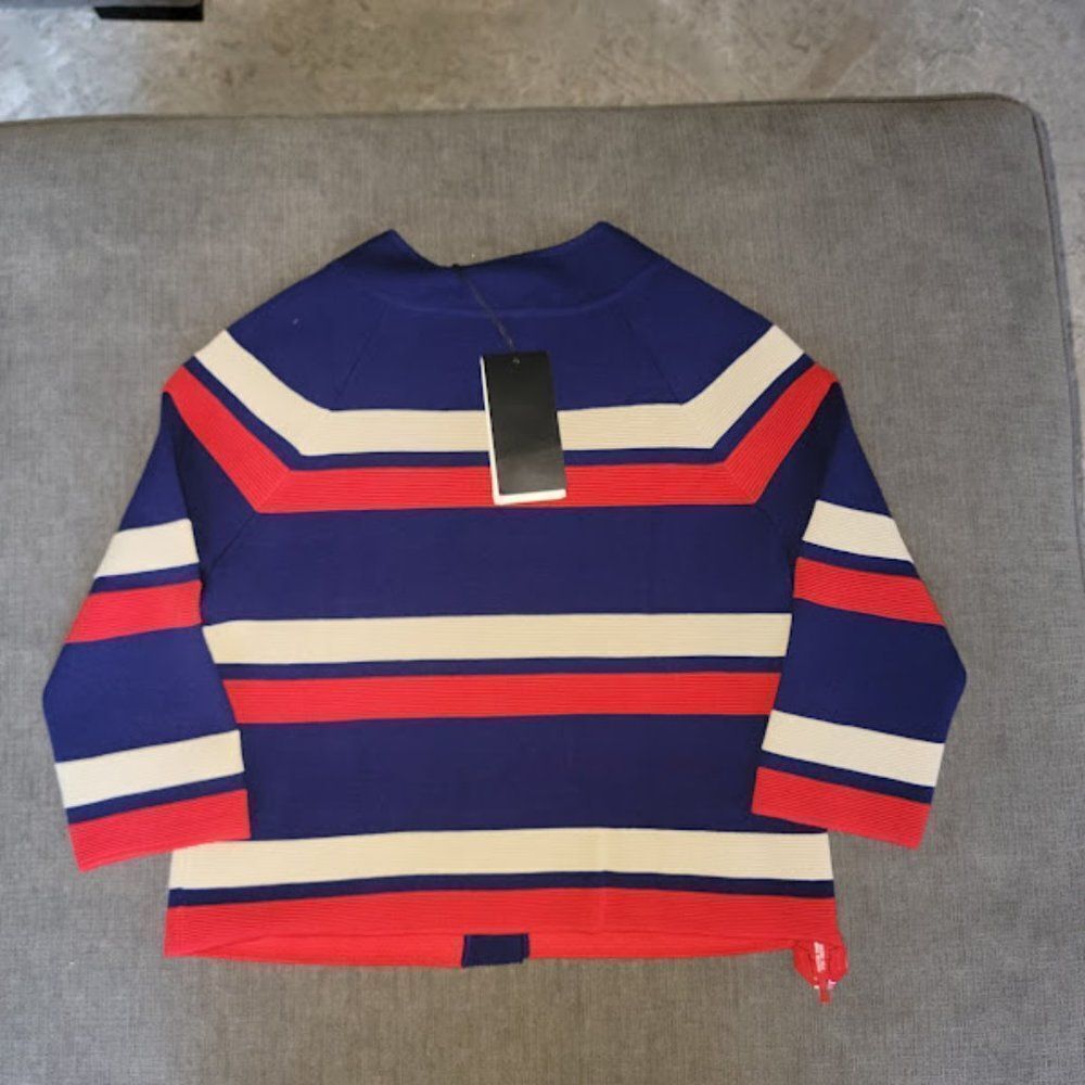 Gucci Women Silvie Striped Wool Cardigan Size Medium - Picture 14 of 16